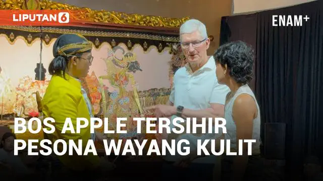 Melanjutkan rangkaian agenda di Indonesia, CEO Apple, Tim Cook menyempatkan diri berkunjung ke Museum Wayang di Jalan Pintu Besar Utara Nomor 27, Jakarta Barat, Rabu (17/4/2024).