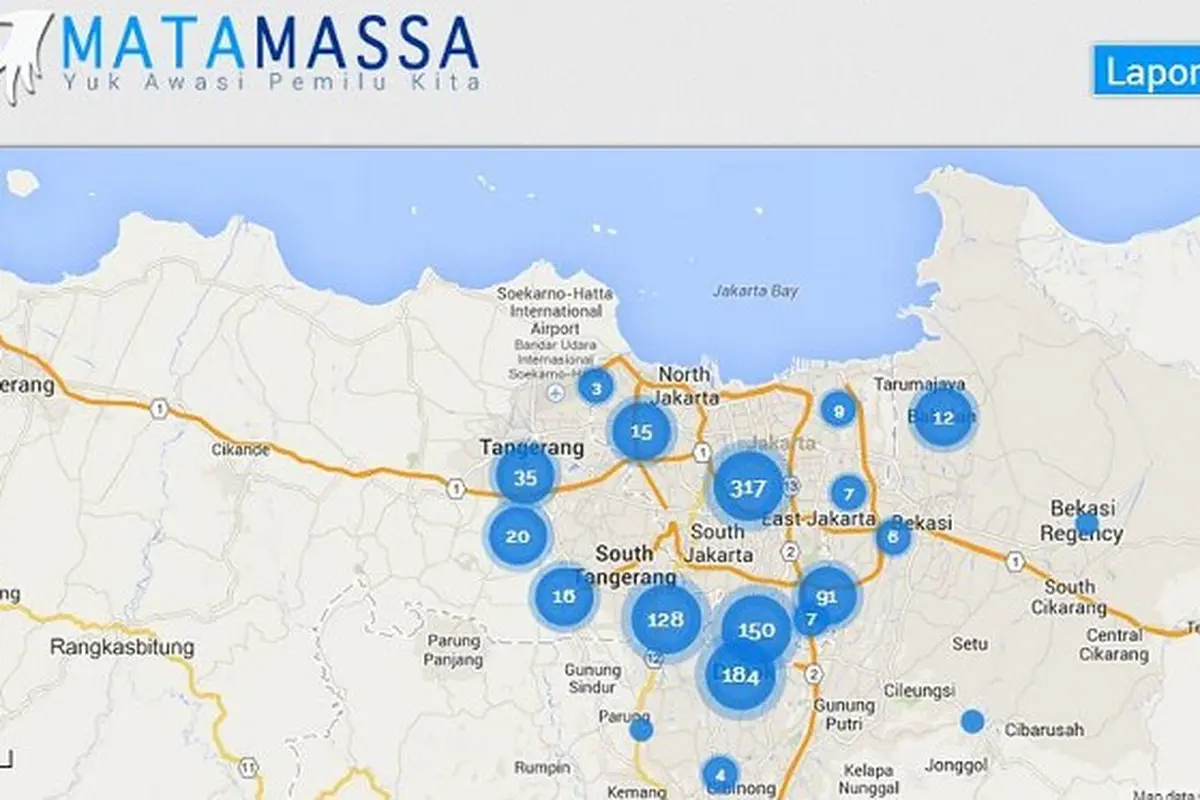 MataMassa Tampung 1.869 Laporan Dugaan Pelanggaran Pemilu