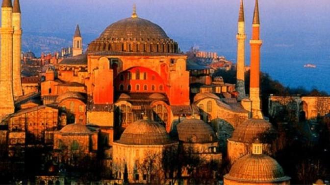 Arsitektur unik Hagia Sophia (File)