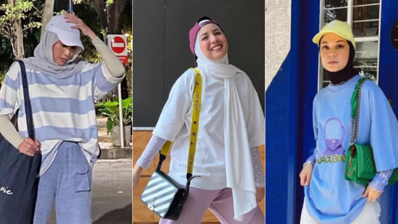 OOTD Kaos Oversize Hijab