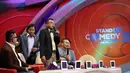 "Wejangannya mungkin buat yang lagi kompetisi, jangan mengharapkan apa-apa, jangan mengharapkan juara atau apa,” ungkap Cemen saat berbincang dengan Bintang.com di studio 1 Indosiar, Kamis (14/9/2017). (Deki Prayoga/Bintang.com)