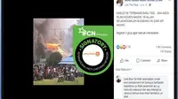 [Cek Fakta] Beredar Foto Masjid Terbakar, Hoaks atau Fakta?