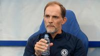 Pelatih kepala Chelsea, Thomas Tuchel saat laga Grup E Liga Champions 2022/2023 antara Dinamo Zagreb melawan Chelsea di The Maksimir Stadium, Zagreb pada 6 September 2022. (AFP/Denis Lovrovic)