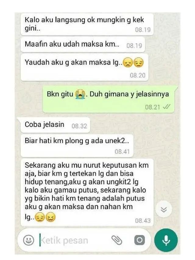 6 Chat Cewek Mutusin Cowok Ini Endingnya Malah Bikin Kepikiran