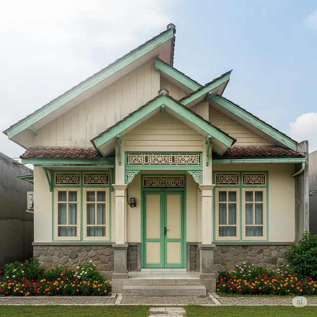 11 Desain Rumah Sederhana Jadul: Inspirasi Hunian Nostalgia yang Memikat