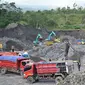 Penambangan liar pasir dan batu di lereng Gunung Merapi. (Liputan6.com/Edhie Prayitno Ige)