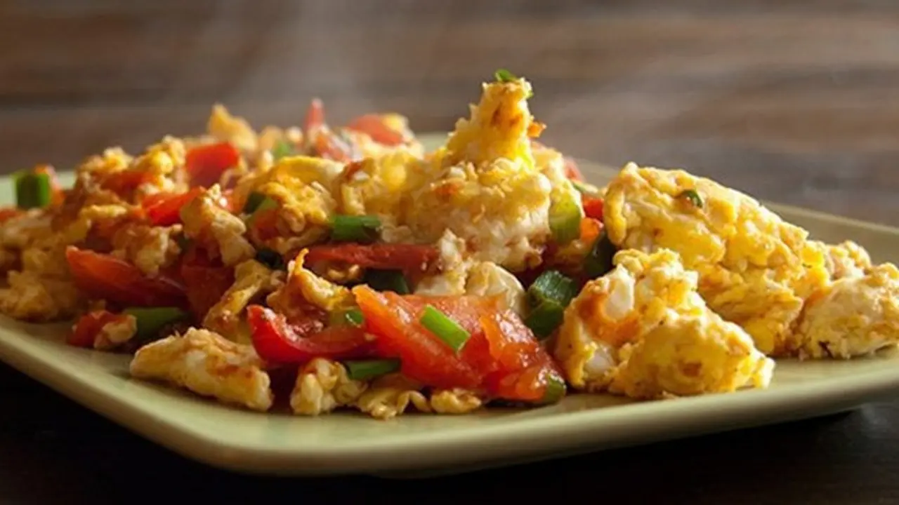 tumis orak arik telur