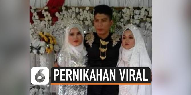 VIDEO: Alasan Tak Tega, Pria Ini Nikahi Kedua Kekasihnya