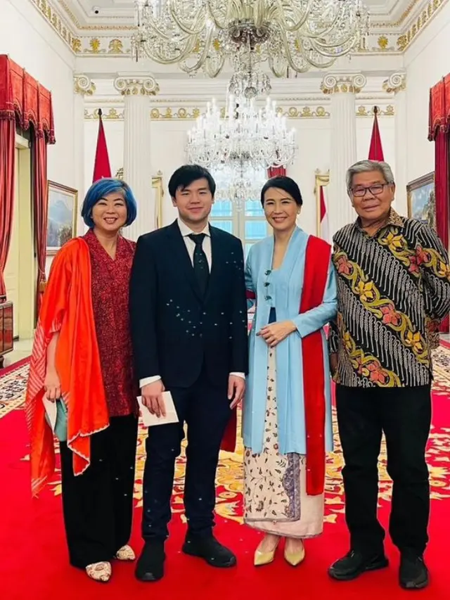 Wakil Menteri Perempuan saat Dilantik oleh Prabowo. [@veronicatan_official]