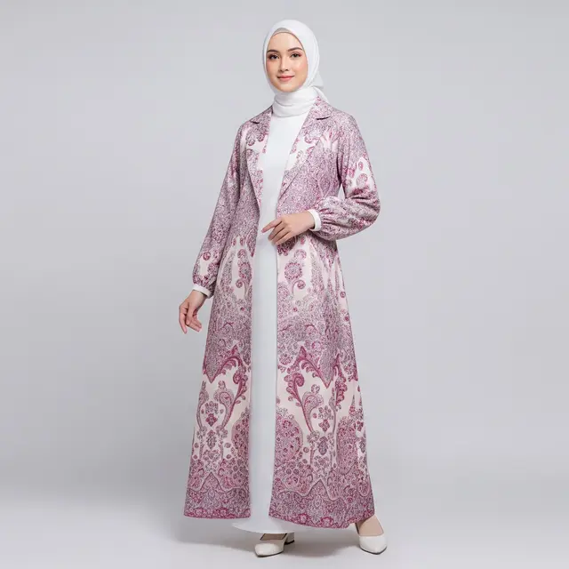 Model Gamis Blazer Brokat Cocok untuk Acara Apa/ Ilustrasi AI