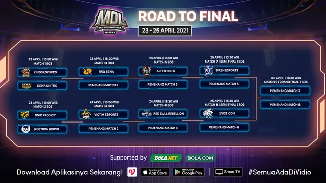 Streaming MDL Season 3 Babak Playoff di Vidio