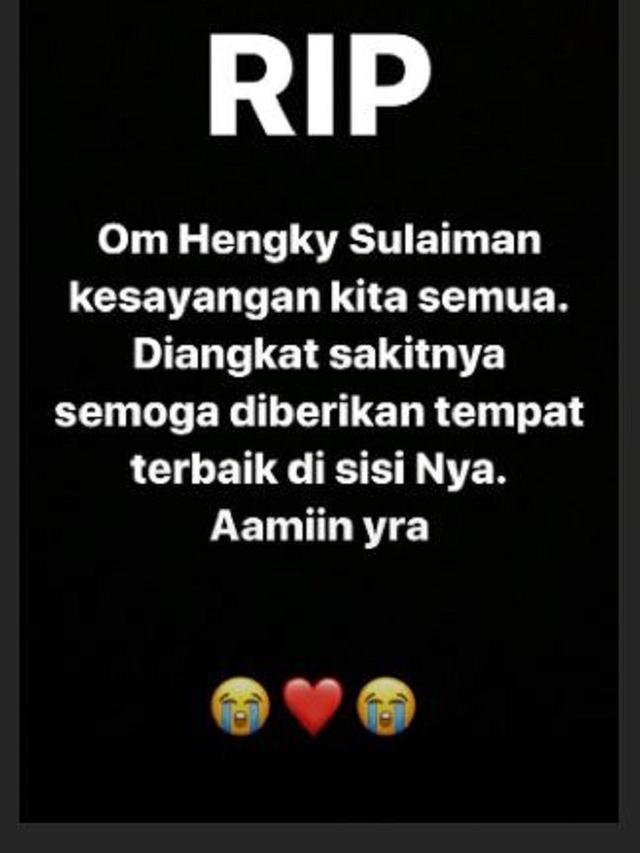 Henky Solaiman (Foto: Instagram/@mieke_amalia)