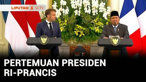 VIDEO: Prabowo dan Macron Sepakati Deklarasi Bersama Perdamaian Konflik Palestina