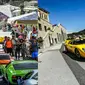 Dalam rangka perayaan ulang tahun ke-50, 26 Lamborghini Miura dengan beragam warna cerah melakukan touring sejauh 500 km. 