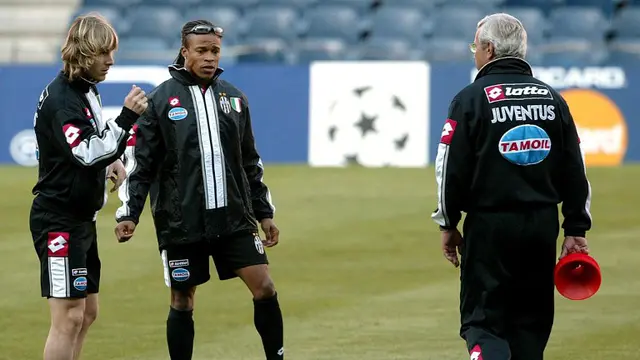 Pavel Nedved, Edgar Davids, dan Marcello Lippi