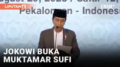 Didampingi Habib Luthfi, Jokowi Buka Muktamar Sufi Internasional 2023