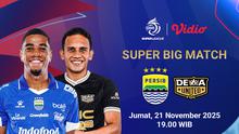 Saksikan Persib vs Dewa United eksklusif tayang di Vidio. (dok. vidio.com)