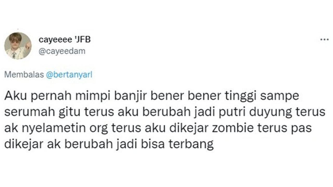 8 Pengalaman Mimpi yang Dialami Netizen Ini Kocak Banget, Enggak Masuk Akal