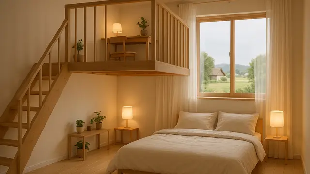 7 Inspirasi Desain Kamar Mezzanine di Rumah Minimalis