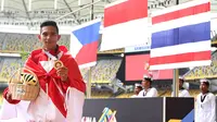 Cabang olahraga atletik berhasil menambah lima torehan medali emas di ASEAN Para Games 2017 pada pertandingan yang digelar sepanjang Selasa (19/9/2017). (dok. APG Indonesia)
