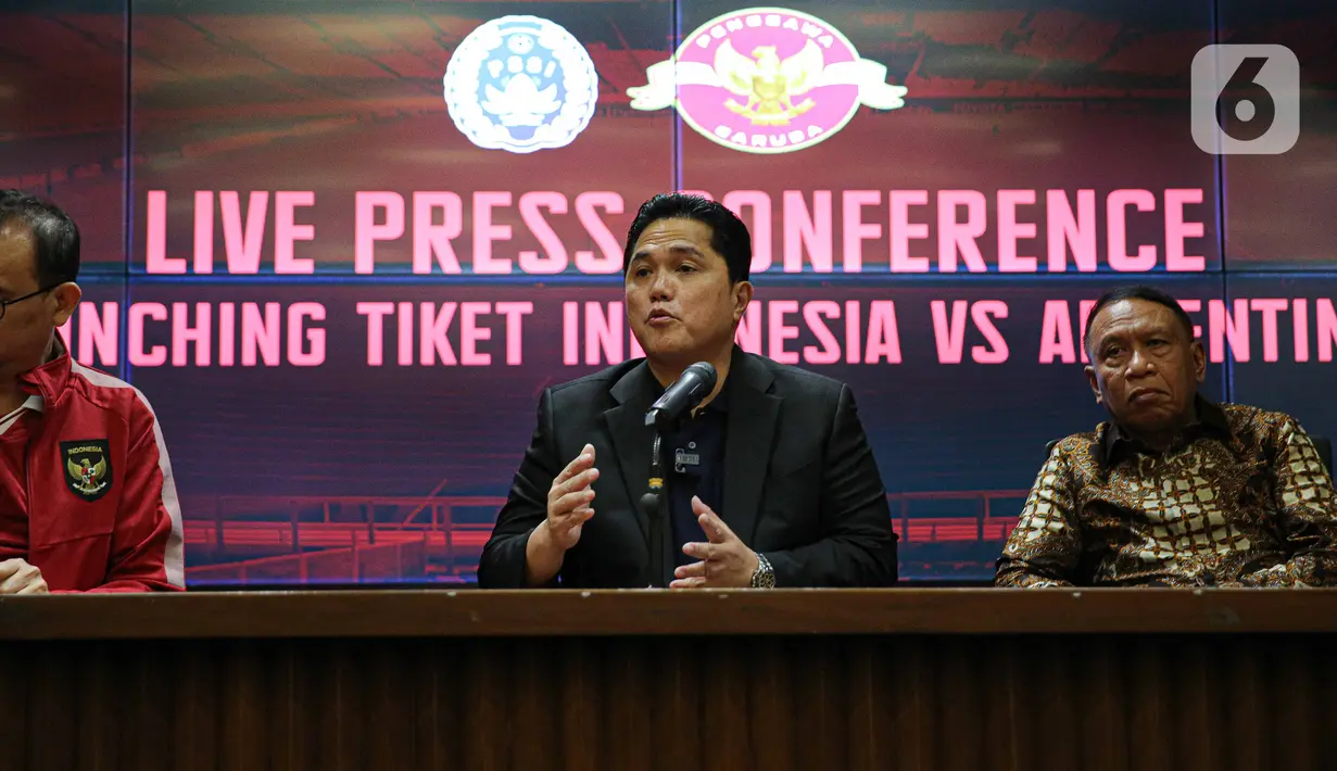 "Ini juga menjadi bagian dari kita mendorong supya tahun depan (ada) pertandingan internasional lagi di Indonesia," tandas pria berusia 52 tahun tersebut. (Liputan6.com/Faizal Fanani)