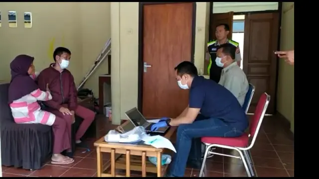 Penyidik polres Garut tengah melakukan pemeriksaan terhadap AK, salah satu tersangka video Vina Garut