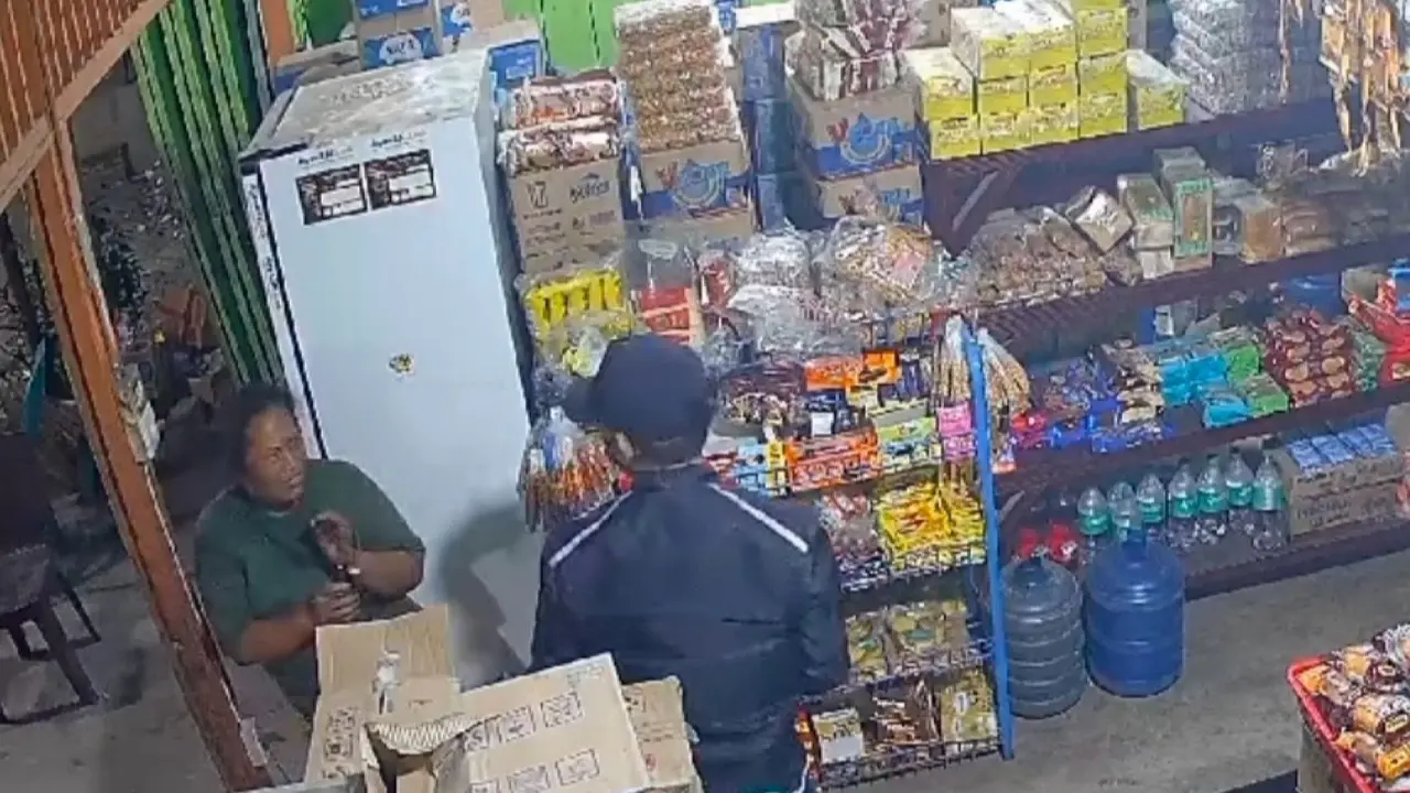 Aksi perampok bersenjata api di Kabupaten Rokan Hilir.