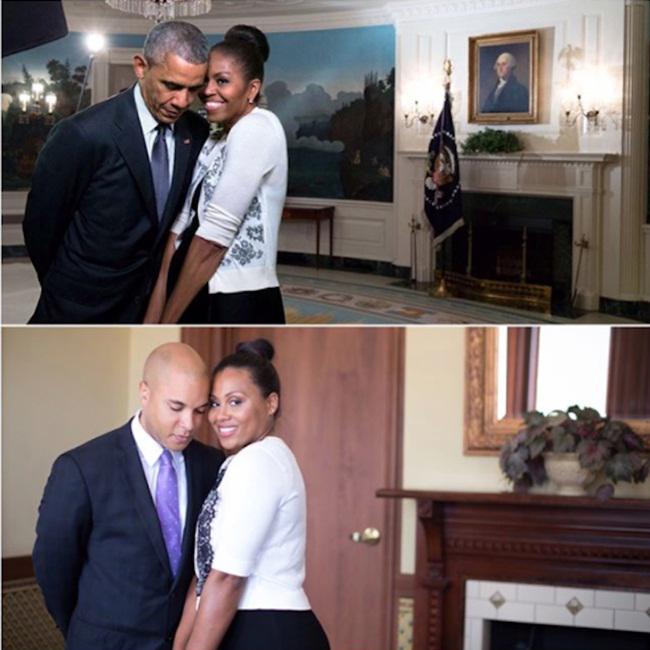 Pasangan ini tiru foto romantis Obama/copyright by instagram.com/natashaherbert 