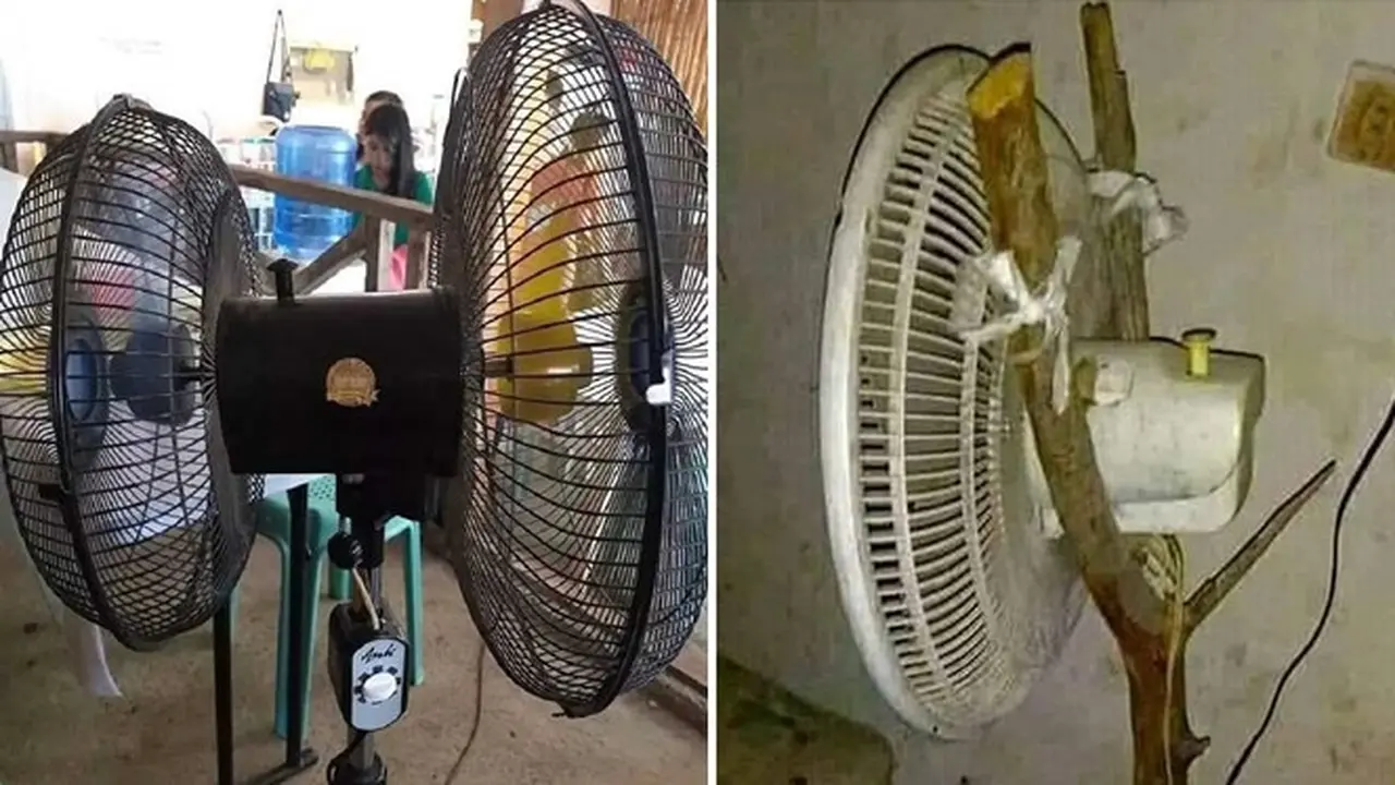 6 Modifikasi Kipas Angin Ini Kelewat Kreatif, Bikin Heran