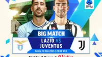 Jadwal dan Link Nonton Lazio vs Juventus - Serie A Pekan 36 di Vidio