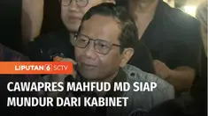 Kabar mundurnya Mahfud MD sebagai Menteri Koordinator Polhukam sepertinya hanya menunggu hitungan waktu. Di depan wartawan, Mahfud menyatakan di saat yang tepat akan mengajukan pengunduran diri secara baik-baik.