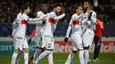 Gol-gol PSG lainnya dihasilkan Marco Asensio, Goncalo Ramos, dan Cher Ndour. (Valentine CHAPUIS / AFP)