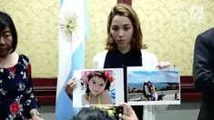 Alum Langone Avalos, gadis cilik Argentina hilang sejak delapan bulan lalu. Ia diduga berada di Indonesia.