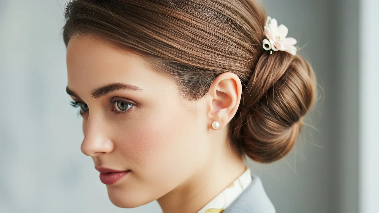 6 Model Sanggul Modern Rambut Pendek Tren 2025