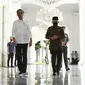 Presiden Joko Widodo atau Jokowi bersilaturahmi secara langsung dengan Wakil Presiden (Wapres) Ma'ruf Amin. (Foto: Biro Pers Sekretariat Presiden).