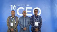 Chief Executive Officer (CEO) Badan Pengelola Investasi (BPI) Danantara Rosan Roeslani dalam PLN CEO Forum, di ICE BSD, Tangerang Selatan, Rabu (26/11/2025). (Liputan6.com/Tira)