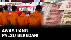 Polres Ngawi, Jawa Timur, membongkar sindikat pembuatan uang palsu yang melibatkan dua Kepala Desa. Dalam penggerebekan polisi menyita uang palsu pecahan Rp100 ribuan sebesar Rp500 juta dan menemukan 1000 lembar uang palsu Brazil.