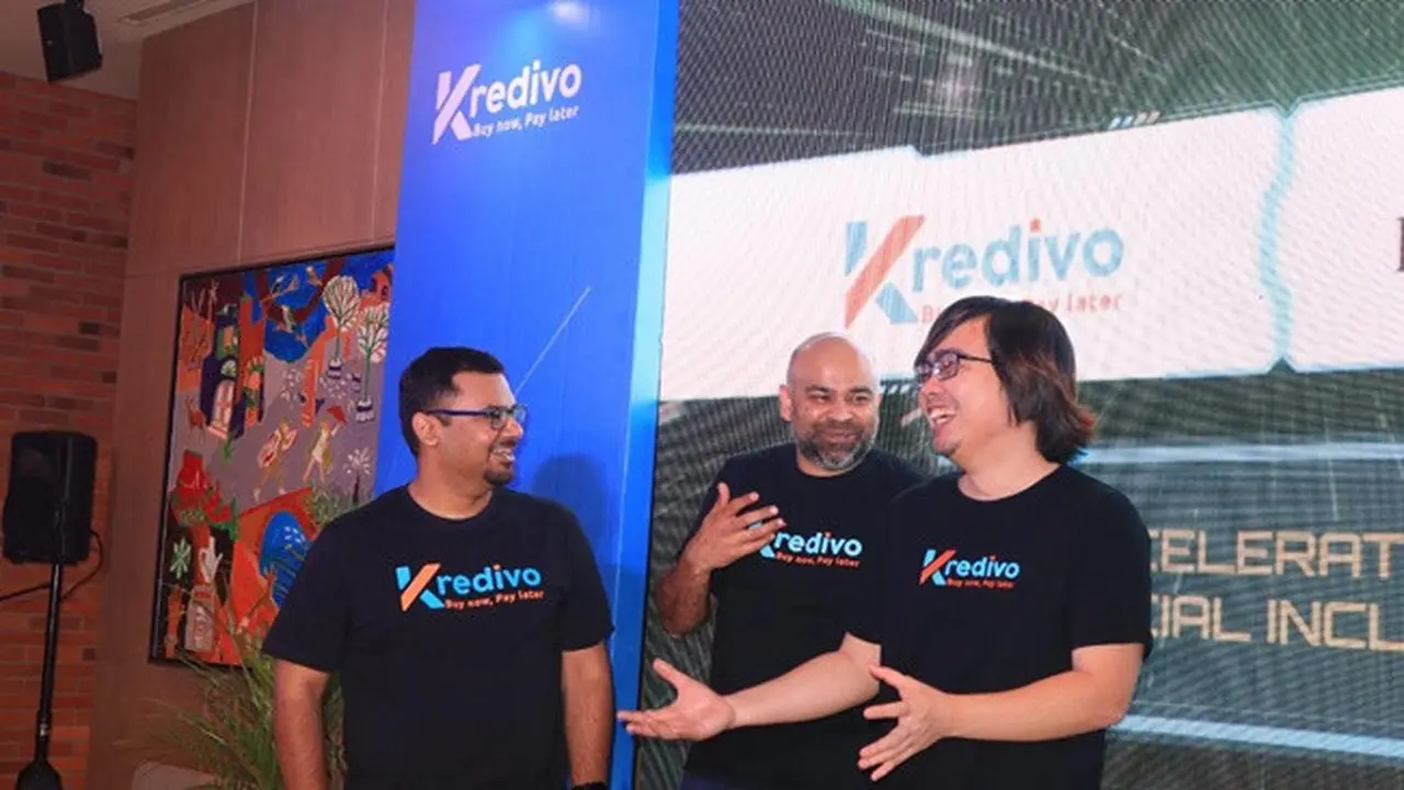 Umang Rustagi, Akshay Garg, Alie Tan selaku Founder Team dari Kredivo. (Dok: Kredivo)