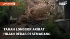 Beredar video viral terkait bencana tanah longsor akibat hujan yang deras. Longsor tersebut menimpa proyek pembangunan sebuah villa di Pudakpayung, Semarang