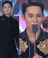 Lihat di sini beberapa potret penuh pesona dari Mingyu SEVENTEEN di GDA 2024.