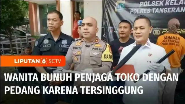 Motif penikaman terhadap wanita penjaga toko menggunakan pedang di Kabupaten Tangerang, terkuak. Tersangka mengaku membunuh lantaran tersinggung dan sakit hati ditegur dengan kata kasar oleh korban.