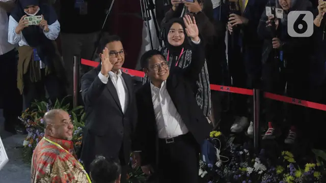 Ketiga Capres-Cawapres Pemilu 2024 Hadiri Paku Integritas di Gedung KPK