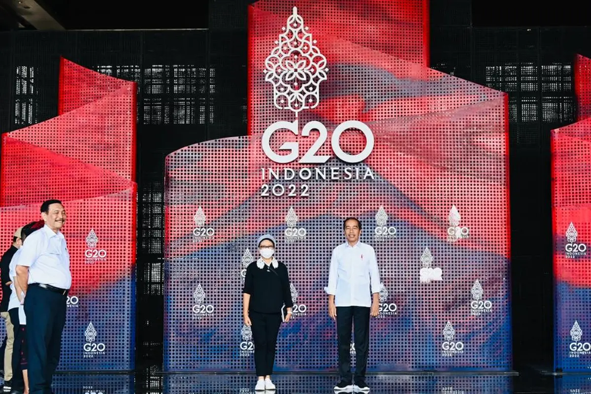 Jokowi tinjau lokasi KTT G20 di Bali. (dok. Setpres)