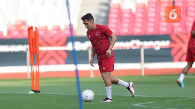 Latihan Timnas Indonesia Jelang Laga Perdana Melawan Kamboja di Piala AFF 2022