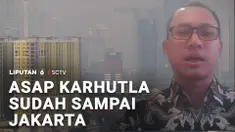 Badan Meteorologi, Klimatologi, dan Geofisika (BMKG) mendeteksi sebaran asap kebakaran hutan dan lahan dari Kalimantan telah memasuki atmosfer Jakarta.