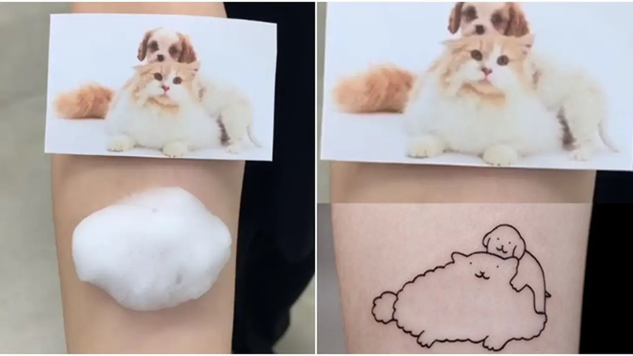 7 Adapatasi Tato dari Potret Ini Hasilnya Bikin Gemas