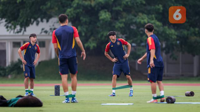 Foto: Jelang Laga Panas Dua Tim Top Eropa di Piala Dunia U-17, Begini Potret Latihan Timnas Spanyol U-17 dan Timnas Jerman U-17