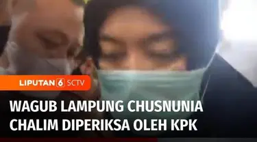 Wakil Gubernur Lampung Chusnunia Chalim diperiksa Direktorat LHKPN Departemen Pencegahan KPK pada Rabu pagi. Chusnunia diperiksa selama 3 jam terkait dugaan kepemilikan harta kekayaan yang tidak wajar.