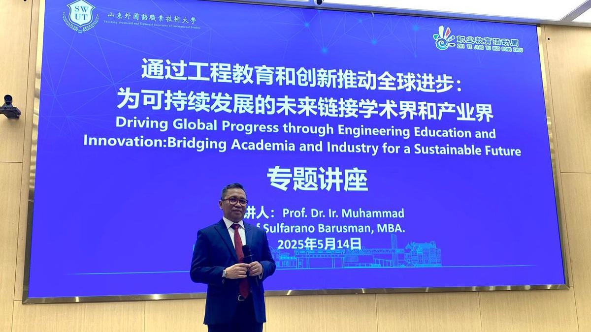 Yusuf Barusman Visiting Professor di SVTUIS Tiongkok, Diplomasi Akademik Internasional UBL Makin Mantap