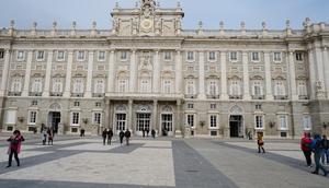 Palacio de Oriente, istana megah di kota Madrid, Spanyol (Marco Tampubolon/Liputan6.com)